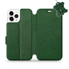 Hülle für Apple iPhone 11 Pro - Farbe Green Leather