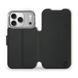 Hülle für Apple iPhone 17 Pro - Farbe Schwarz mit Platin