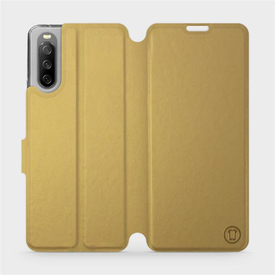 Hülle für Sony Xperia 10 III - Farbe Gold&Gray