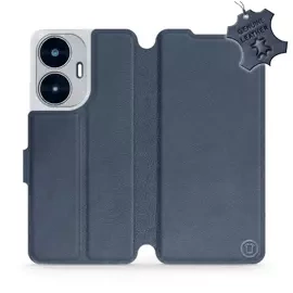 Hülle für Realme C55 - Farbe Blue Leather