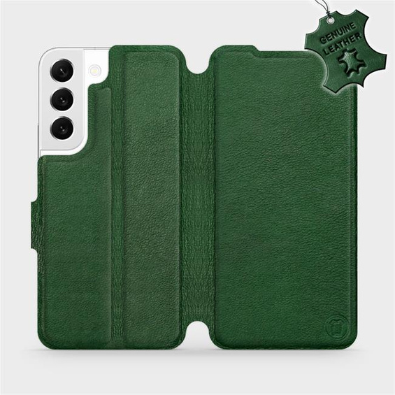 Hülle für Samsung Galaxy S22 - Farbe Green Leather