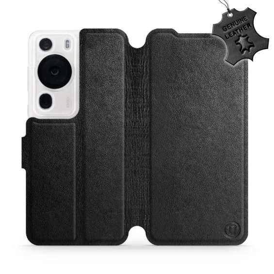 Hülle für Huawei P60 Pro - Farbe Black Leather