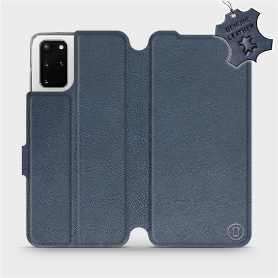 Hülle für Samsung Galaxy S20 Plus - Farbe Blue Leather