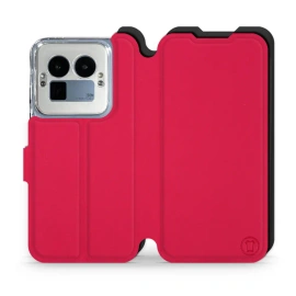 Hülle für Realme GT 8 Pro - Farbe Rot mit Schwarz