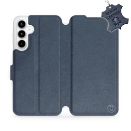 Hülle für Samsung Galaxy A35 5G - Farbe Blue Leather