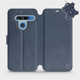 Hülle für LG G8s ThinQ - Farbe Blue Leather