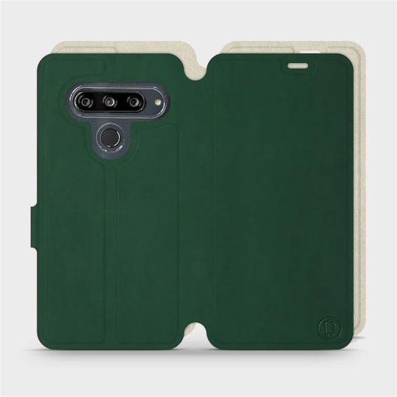 Hülle für LG G8s ThinQ - Farbe Grün mit Platin