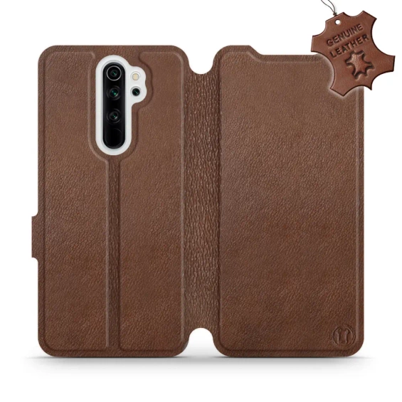 Hülle für Xiaomi Redmi Note 8 Pro - Farbe Brown Leather