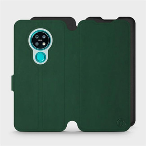 Hülle für Nokia 7.2 - Farbe Grün mit Schwarz