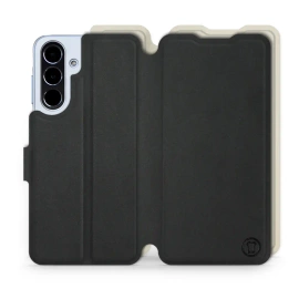 Hülle für Samsung Galaxy A56 5G - Farbe Schwarz mit Platin