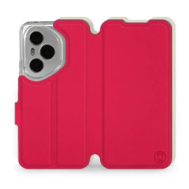 Hülle für Huawei Honor 400 Pro - Farbe Rot mit Platin