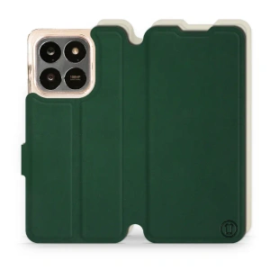 Hülle für Huawei Honor 400 Smart - Farbe Grün mit Platin