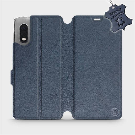 Hülle für Samsung Galaxy Xcover Pro - Farbe Blue Leather