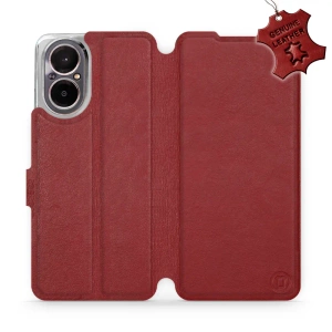Hülle für Realme C67 4G - Farbe Dark Red Leather
