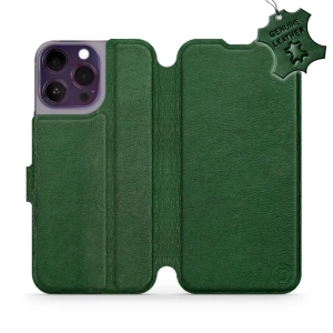 Hülle für Apple iPhone 14 Pro Max - Farbe Green Leather