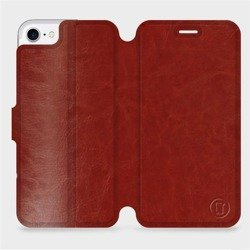 Hülle für Apple iPhone 7 - Farbe Brown&Orange