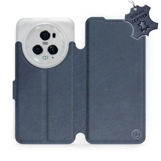 Hülle für Huawei Honor Magic5 Pro 5G - Farbe Blue Leather