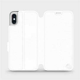 Hülle für Apple iPhone XS - Farbe White&Orange