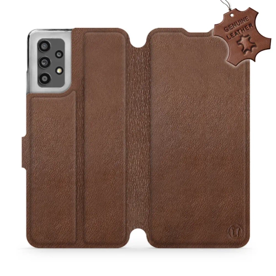 Hülle für Samsung Galaxy A32 4G - Farbe Brown Leather