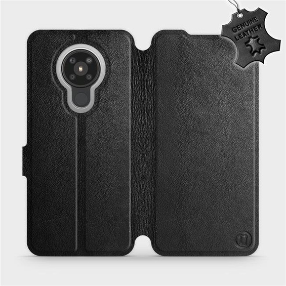 Hülle für Nokia 5.3 - Farbe Black Leather